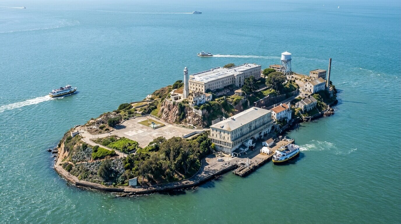 prohlídka věznice alcatraz san francisco